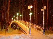 зима мост